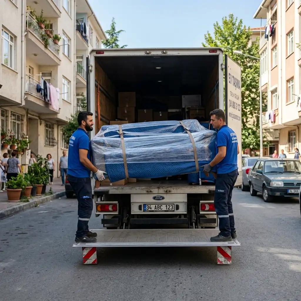 Torbalı Nakliyat - Eşya yükleme çalışması